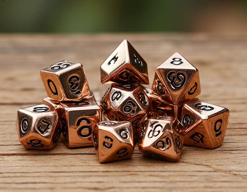 Metallic Dice Set